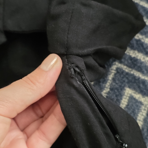 Sandro Mavel Tie-Front Western Shirt Dress, Size 36, Black - Picture 13 of 13